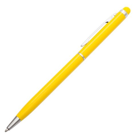 Długopis aluminiowy Touch Tip, żółty Długopis aluminiowy Touch Tip, żółty