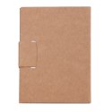 Notes 80x110/100k gładki Mini z długopisem, beżowy Notes 80x110/100k gładki Mini z długopisem, beżowy