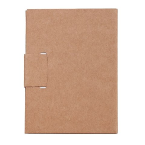 Notes 80x110/100k gładki Mini z długopisem, beżowy Notes 80x110/100k gładki Mini z długopisem, beżowy
