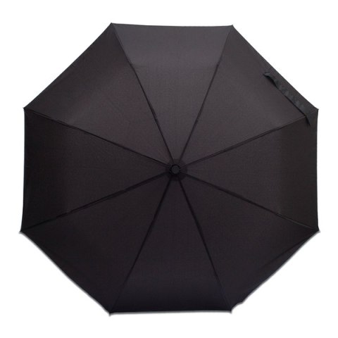 Składany parasol sztormowy Ticino, czarny Składany parasol sztormowy Ticino, czarny