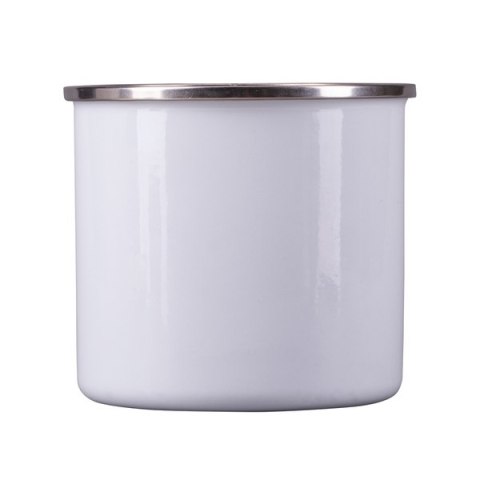 Kubek emaliowany Oldie 500 ml, biały Kubek emaliowany Oldie 500 ml, biały