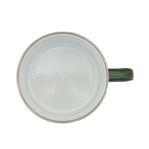 Kubek emaliowany Oldschool 500 ml, zielony Kubek emaliowany Oldschool 500 ml, zielony