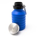 Składany bidon sportowy Makalu 550ml, niebieski