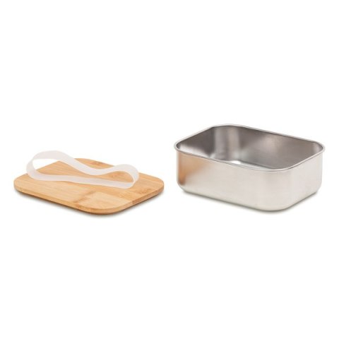 Pojemnik stalowy na lunch 800ml, srebrny Pojemnik stalowy na lunch 800ml, srebrny