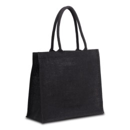 Torba na zakupy z juty Natural Shopper, czarny