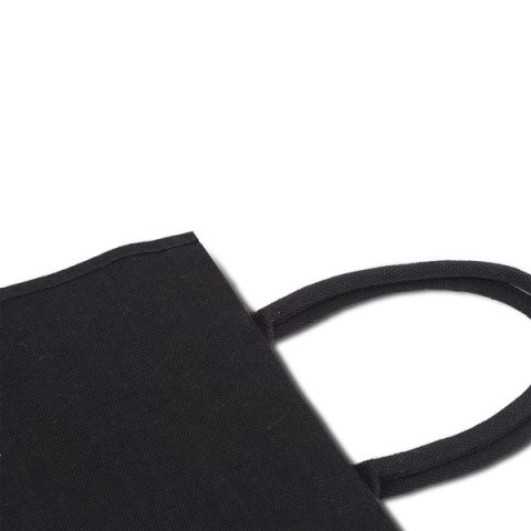 Torba na zakupy z juty Natural Shopper, czarny Torba na zakupy z juty Natural Shopper, czarny