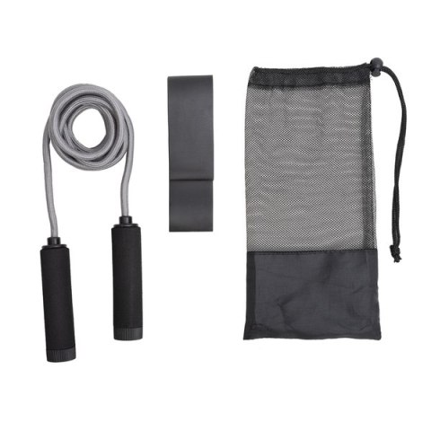 Zestaw do fitness Action, czarny Zestaw do fitness Action, czarny
