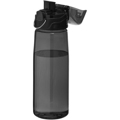 Bidon sportowy Capri czarny przezroczysty Bidon sportowy Capri czarny przezroczysty