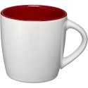 Kubek ceramiczny Aztec biały, czerwony