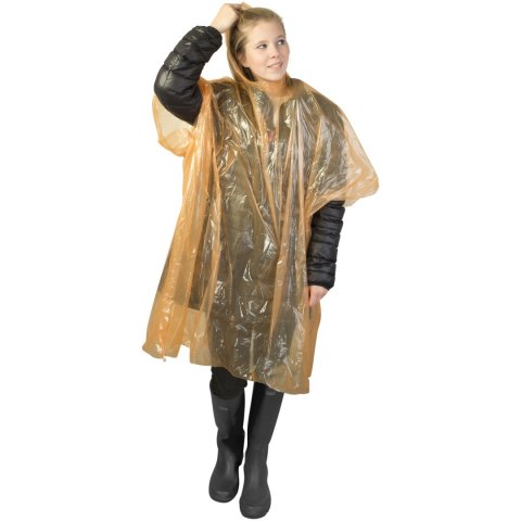 Poncho przeciwdeszczowe Ziva pomarańczowy Poncho przeciwdeszczowe Ziva pomarańczowy