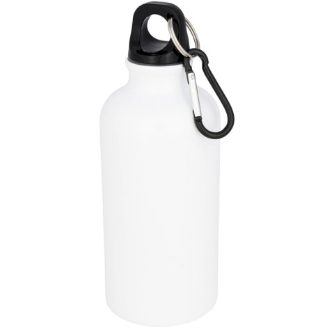 Sublimacyjny bidon z karabińczykiem Oregon 400 ml biały Sublimacyjny bidon z karabińczykiem Oregon 400 ml biały