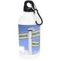 Sublimacyjny bidon z karabińczykiem Oregon 400 ml biały Sublimacyjny bidon z karabińczykiem Oregon 400 ml biały