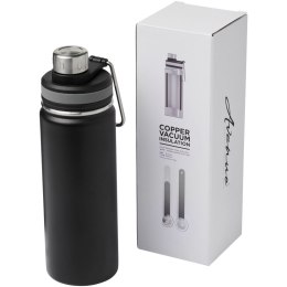 Miedziany, izolowany próżniowo bidon Gessi o pojemności 590 ml czarny