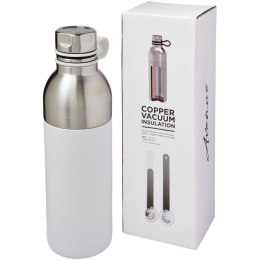Miedziany izolowany próżniowo bidon Koln o pojemności 590 ml biały