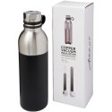 Miedziany izolowany próżniowo bidon Koln o pojemności 590 ml czarny