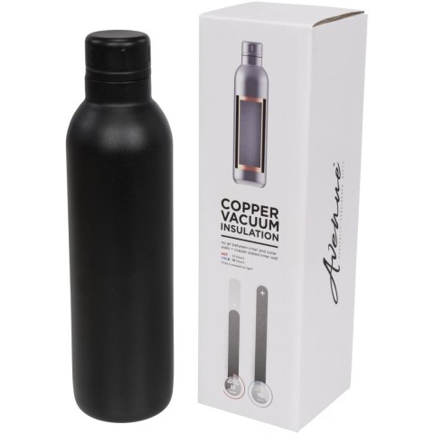Sportowy bidon izolowany próżniowo Thor 510 ml czarny Sportowy bidon izolowany próżniowo Thor 510 ml czarny