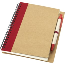 Notes z recyklingu z długopisem Priestly piasek pustyni, czerwony