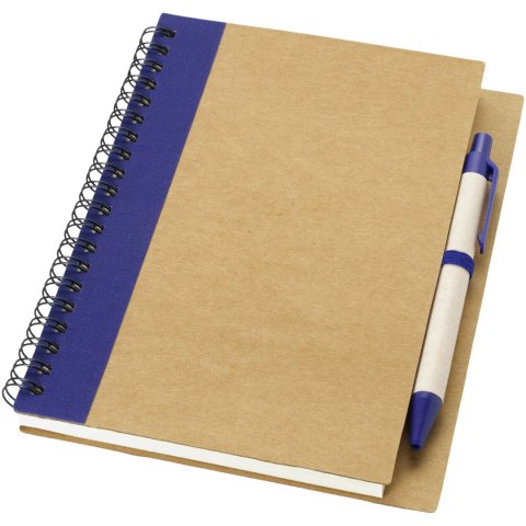 Notes z recyklingu z długopisem Priestly piasek pustyni, granatowy Notes z recyklingu z długopisem Priestly piasek pustyni, granatowy