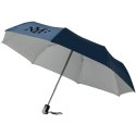 Automatyczny parasol składany 21,5" Alex granatowy, srebrny