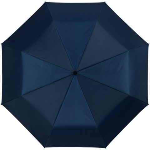 Automatyczny parasol składany 21,5" Alex granatowy, srebrny Automatyczny parasol składany 21,5" Alex granatowy, srebrny