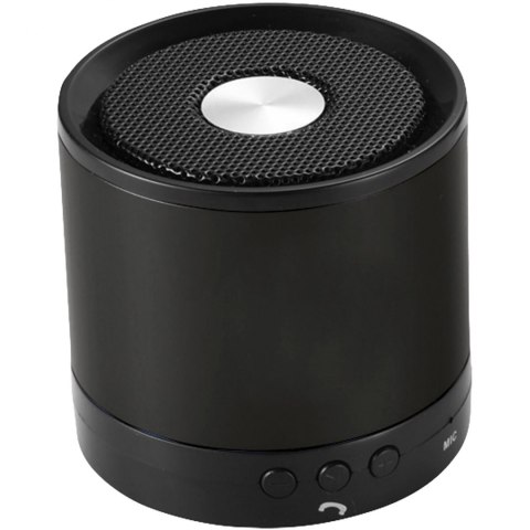 Głośnik aluminiowy Bluetooth® Greedo czarny Głośnik aluminiowy Bluetooth® Greedo czarny