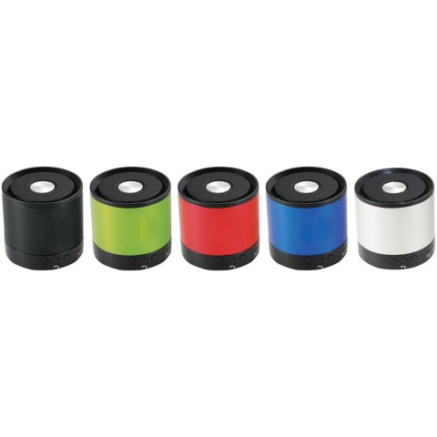 Głośnik aluminiowy Bluetooth® Greedo czarny Głośnik aluminiowy Bluetooth® Greedo czarny