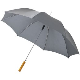 Parasol automatyczny Lisa 23'' z drewnianą rączką szary