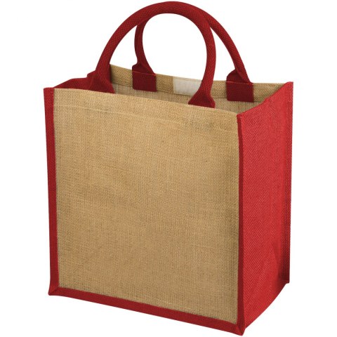 Jutowa torba prezentowa Chennai piasek pustyni, czerwony Jutowa torba prezentowa Chennai piasek pustyni, czerwony