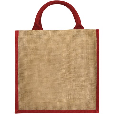 Jutowa torba prezentowa Chennai piasek pustyni, czerwony Jutowa torba prezentowa Chennai piasek pustyni, czerwony