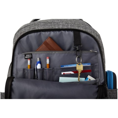 Plecak na laptop 15" Vault RFID szary melanż, czarny Plecak na laptop 15" Vault RFID szary melanż, czarny