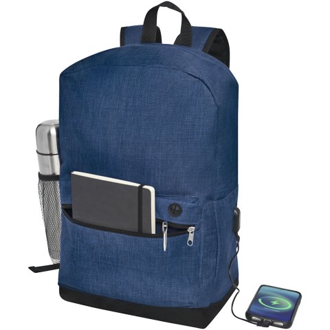 Biznesowy plecak na laptopa 15,6 cala Hoss granatowy melanż Biznesowy plecak na laptopa 15,6 cala Hoss granatowy melanż