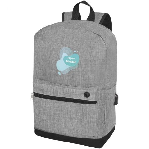 Biznesowy plecak na laptopa 15,6 cala Hoss heather medium grey Biznesowy plecak na laptopa 15,6 cala Hoss heather medium grey
