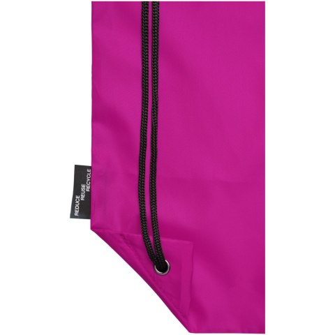 Plecak Oriole ze sznurkiem ściągającym z recyklowanego plastiku PET magenta Plecak Oriole ze sznurkiem ściągającym z recyklowanego plastiku PET magenta