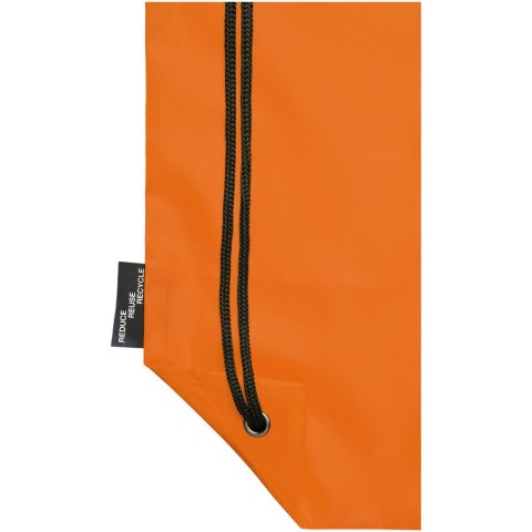 Plecak Oriole ze sznurkiem ściągającym z recyklowanego plastiku PET pomarańczowy Plecak Oriole ze sznurkiem ściągającym z recyklowanego plastiku PET pomarańczowy