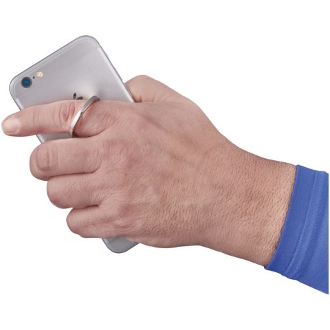 Aluminiowy uchwyt na telefon Cell srebrny Aluminiowy uchwyt na telefon Cell srebrny