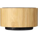 Bambusowy głośnik Cosmos z funkcją Bluetooth® piasek pustyni, czarny