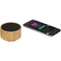 Bambusowy głośnik Cosmos z funkcją Bluetooth® piasek pustyni, czarny