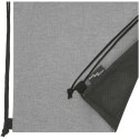 Plecak Ross ściągany sznurkiem z plastiku z recyclingu heather medium grey