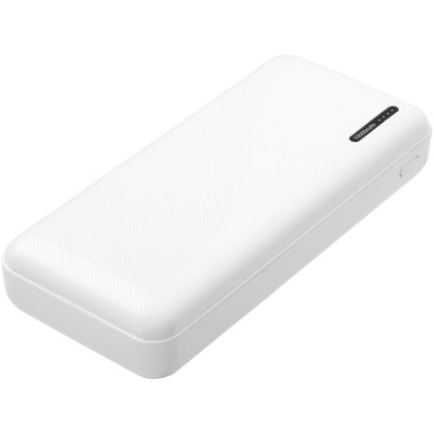Powerbank Compress o zwiększonej pojemności 10 000 mAh biały