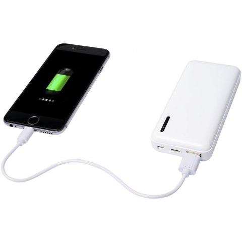 Powerbank Compress o zwiększonej pojemności 10 000 mAh biały Powerbank Compress o zwiększonej pojemności 10 000 mAh biały