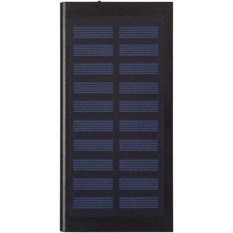 Powerbank solarny Stellar 8000 mAh czarny Powerbank solarny Stellar 8000 mAh czarny