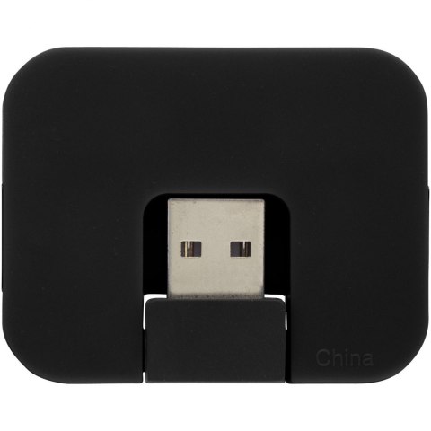 Rozdzielacz USB Gaia 4-portowy czarny Rozdzielacz USB Gaia 4-portowy czarny