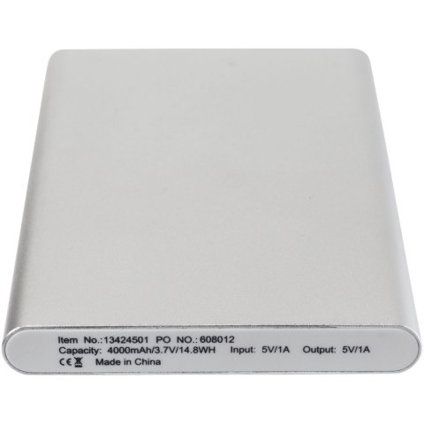 Powerbank 4000 mAh Pep srebrny Powerbank 4000 mAh Pep srebrny