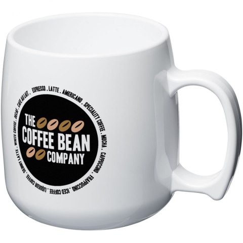 Kubek Classic wykonany z tworzywa sztucznego o pojemności 300 ml biały Kubek Classic wykonany z tworzywa sztucznego o pojemności 300 ml biały