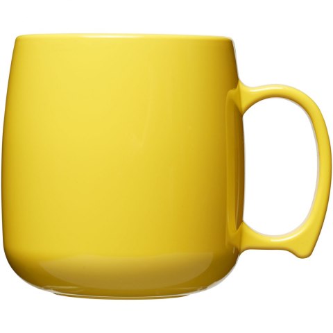Kubek Classic wykonany z tworzywa sztucznego o pojemności 300 ml żółty Kubek Classic wykonany z tworzywa sztucznego o pojemności 300 ml żółty