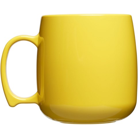Kubek Classic wykonany z tworzywa sztucznego o pojemności 300 ml żółty Kubek Classic wykonany z tworzywa sztucznego o pojemności 300 ml żółty