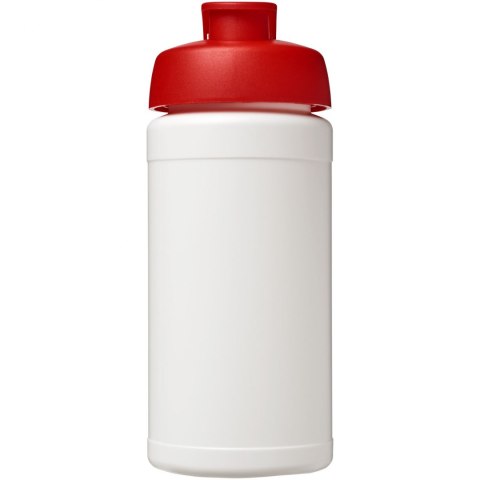 Bidon Baseline® Plus o pojemności 500 ml z wieczkiem zaciskowym biały, czerwony Bidon Baseline® Plus o pojemności 500 ml z wieczkiem zaciskowym biały, czerwony