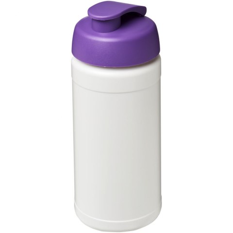 Bidon Baseline® Plus o pojemności 500 ml z wieczkiem zaciskowym biały, fioletowy Bidon Baseline® Plus o pojemności 500 ml z wieczkiem zaciskowym biały, fioletowy
