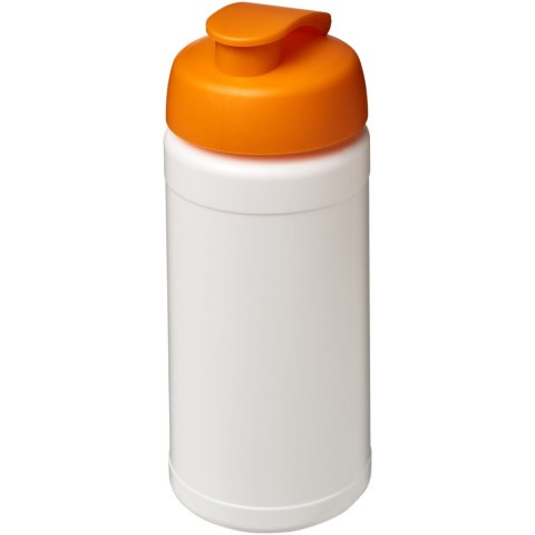 Bidon Baseline® Plus o pojemności 500 ml z wieczkiem zaciskowym biały, pomarańczowy Bidon Baseline® Plus o pojemności 500 ml z wieczkiem zaciskowym biały, pomarańczowy