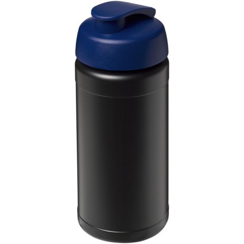 Bidon Baseline® Plus o pojemności 500 ml z wieczkiem zaciskowym czarny, niebieski Bidon Baseline® Plus o pojemności 500 ml z wieczkiem zaciskowym czarny, niebieski